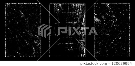 Black and white grunge. Distress overlay texture. Abstract surface dust and rough dirty wall background concept. Distress illustration simply place over object to create grunge effect. Vector EPS10. 120629994