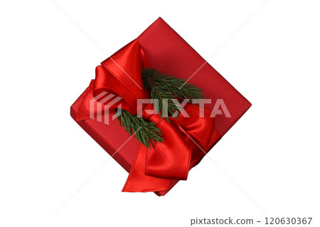 PNG, New Year gift, Christmas gifts isolated on white background. PNG, New Year gift, Christmas gifts isolated on white background. 120630367