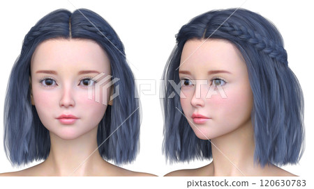 Close-up of a woman's face 120630783