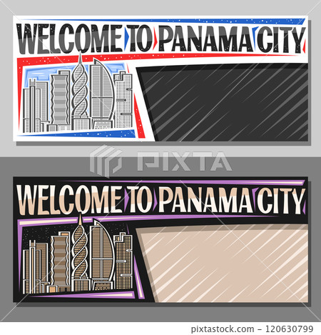 Vector layout for Panama City Vector layout for Panama City 120630799