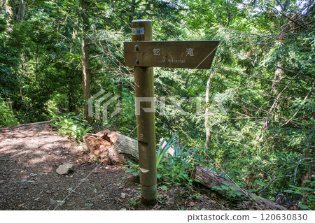 高尾山 Jataki 路線 (Jataki 路線) 登山路線 從 1 號線出發的下降路線 120630830
