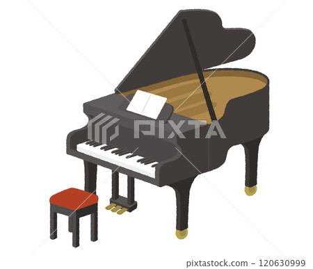 大鋼琴插圖 大鋼琴插圖 120630999