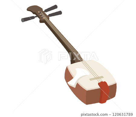 三味線插圖(津輕三味線) 三味線插圖(津輕三味線) 120631789