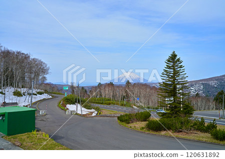 從中山峠眺望羊蹄山 從中山峠眺望羊蹄山 120631892