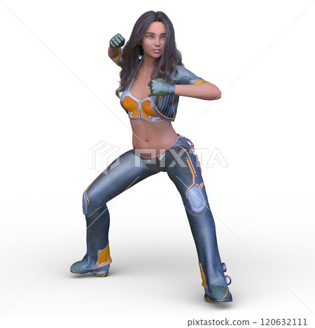 Female fighter Female fighter 120632111