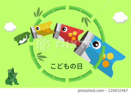 Background illustration with text for Children's Day 120632467
