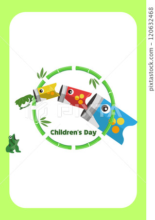 Illustration inspired by Children's Day, vertical, with text Illustration inspired by Children's Day, vertical, with text 120632468