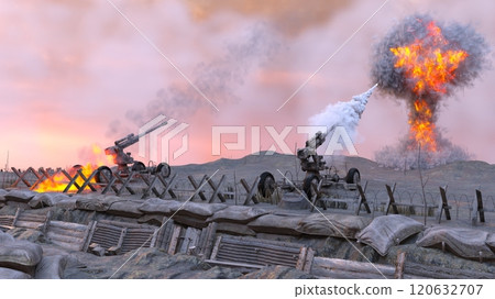 Ground-to-air guided bullet Ground-to-air guided bullet 120632707