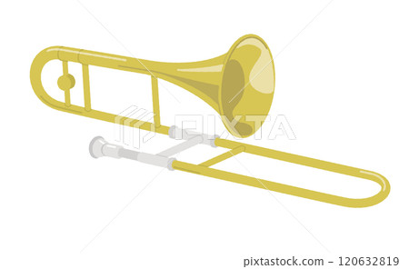 Illustration of trombone 120632819
