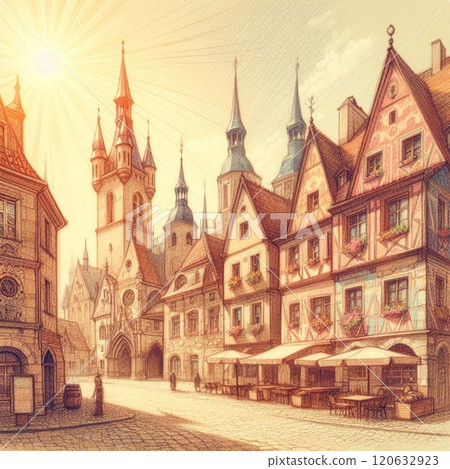 Parliament as seen from Charles Bridge Parliament as seen from Charles Bridge 120632923