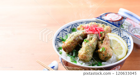 竹輪油炸磯鍋蓋飯 120633045