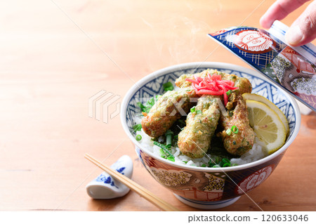 竹輪油炸磯鍋蓋飯 120633046