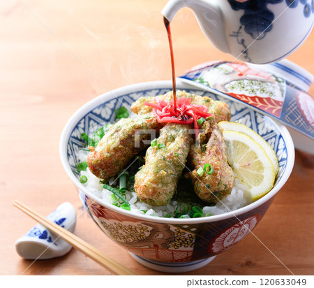 Chikuwa fried isobe rice bowl 120633049
