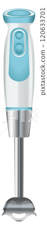 Kitchen blender cartoon appliance. Electrical cooking device 120633701