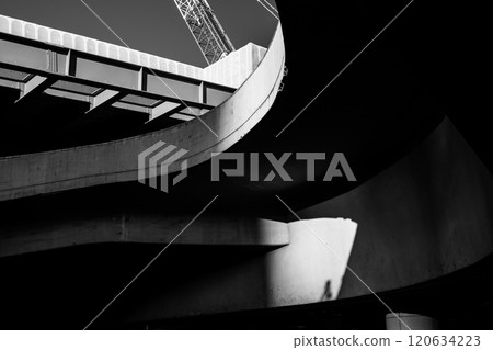 Tokyo Redevelopment Shinjuku Station West Exit Underground Rotary and Aboveground Construction 2024.11 c-5 Monochrome 120634223