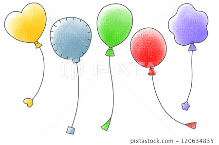 寬鬆簡約氣球套裝模擬風格 120634835