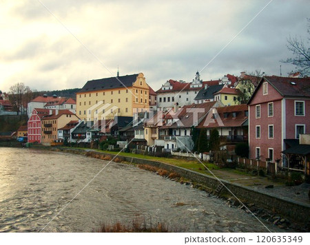 Scenery of Cesky Krumlov, Czech Republic 2 Scenery of Cesky Krumlov, Czech Republic 2 120635349