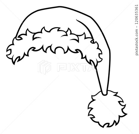 Santa Claus Father Christmas Hat Cartoon 120635361