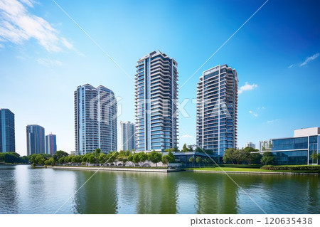 Riverside high-rise apartment building image 03 120635438