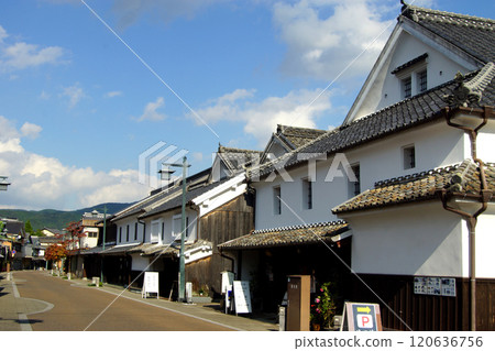 Streetscape of the Shiotazu Traditional Buildings Preservation District, Ureshino City, Saga Prefecture 120636756