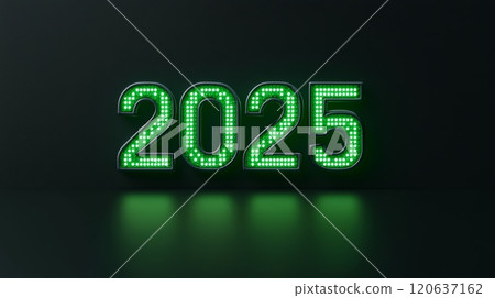 2025 年的數位看板 2025 年的數位看板 120637162