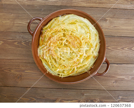 cheese timbale 120637368