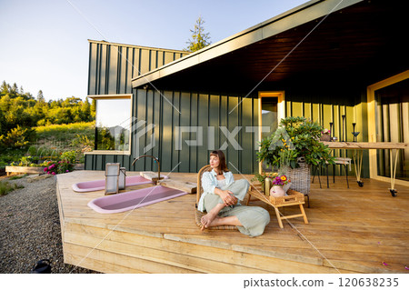 Relaxing at the Mountain Retreat Relaxing at the Mountain Retreat 120638235