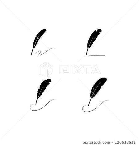 feather pen 120638631