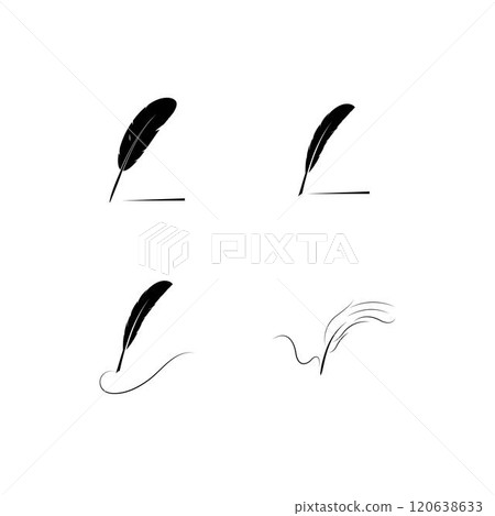 feather pen 120638633