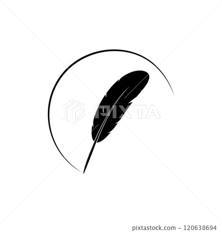 feather pen 120638694