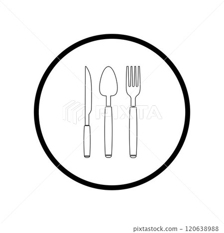 spoon fork knife logo spoon fork knife logo 120638988