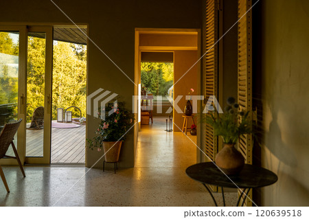 Golden Hour Interior 120639518