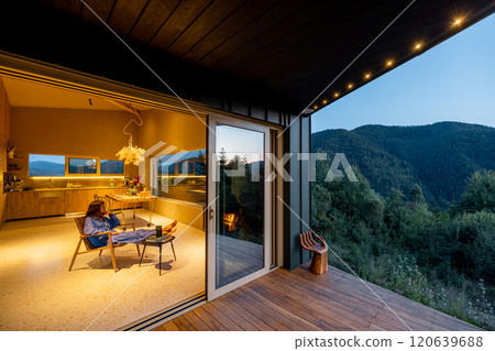 Cozy Evening on the Deck with Mountain View Cozy Evening on the Deck with Mountain View 120639688