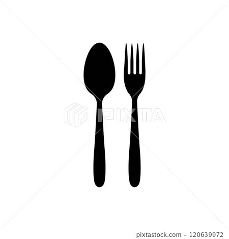spoon and fork logo 120639972
