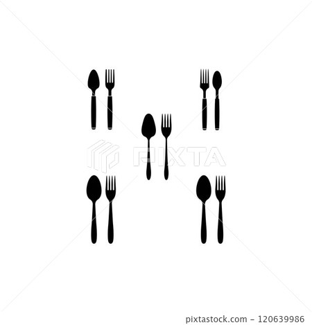 spoon and fork logo 120639986