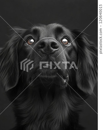 Generative ai illustration of a elegant Irish Setter posing 120640015