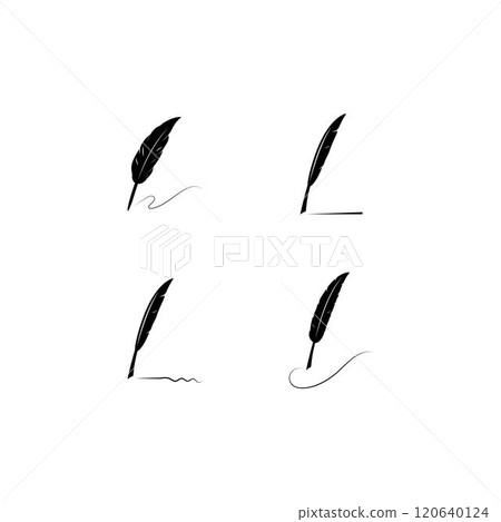 Feather pen 120640124