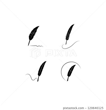 Feather pen 120640125