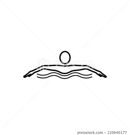 Swimming sport logo 120640177