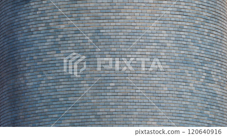 blue brick wall background 120640916