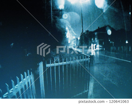 fuzzy cctv still fuzzy cctv still 120641063
