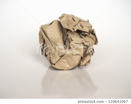 crumpled paper ball with copy 120641067