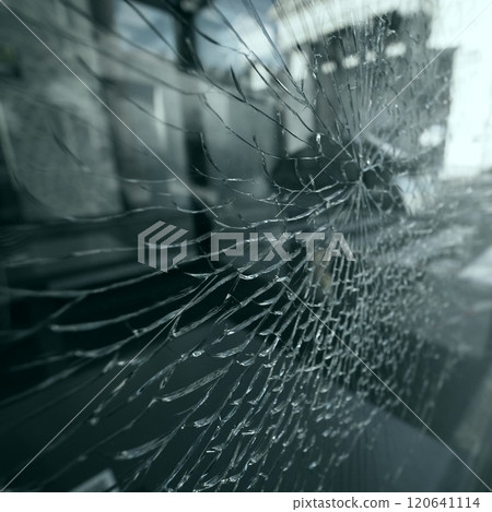 broken cracked glass background 120641114