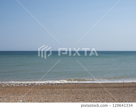 sea seen from beach 120641334