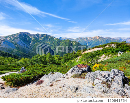 夏季攀登烏帽山、南澤山(烏帽山至前烏帽山:光明岳、明石岳景觀) 夏季攀登烏帽山、南澤山(烏帽山至前烏帽山:光明岳、明石岳景觀) 120641764