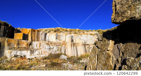 Open Granite Quarry, Spain 120642299