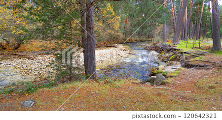 Eresma River, Sierra de Guadarrama National Park, Spain Eresma River, Sierra de Guadarrama National Park, Spain 120642321