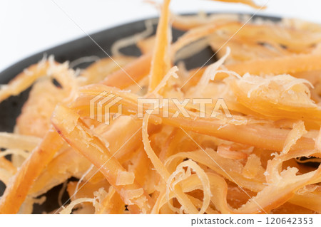 Close-up of squid with skin 120642353