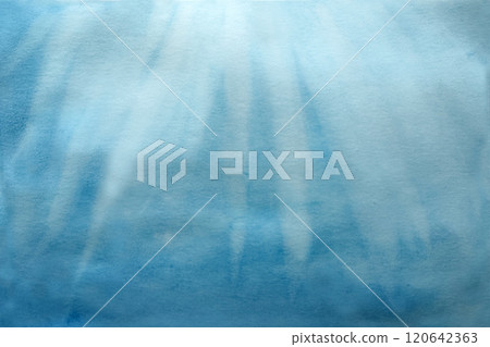 Underwater sea , sunlight in ocean, watercolor blue transparent background. Hand drawn illustration isolated on background. For designers, postcards, greetings, birthday, calendar, wallpapers Underwater sea , sunlight in ocean, watercolor blue transparent background. Hand drawn illustration isolated on background. For designers, postcards, greetings, birthday, calendar, wallpapers 120642363