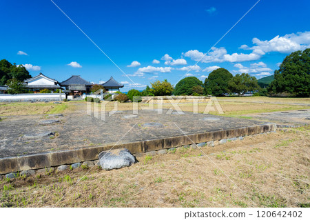 Asuka Village, Nara Prefecture, Historical Site of Kawahara Temple, Middle Gate Remains 120642402